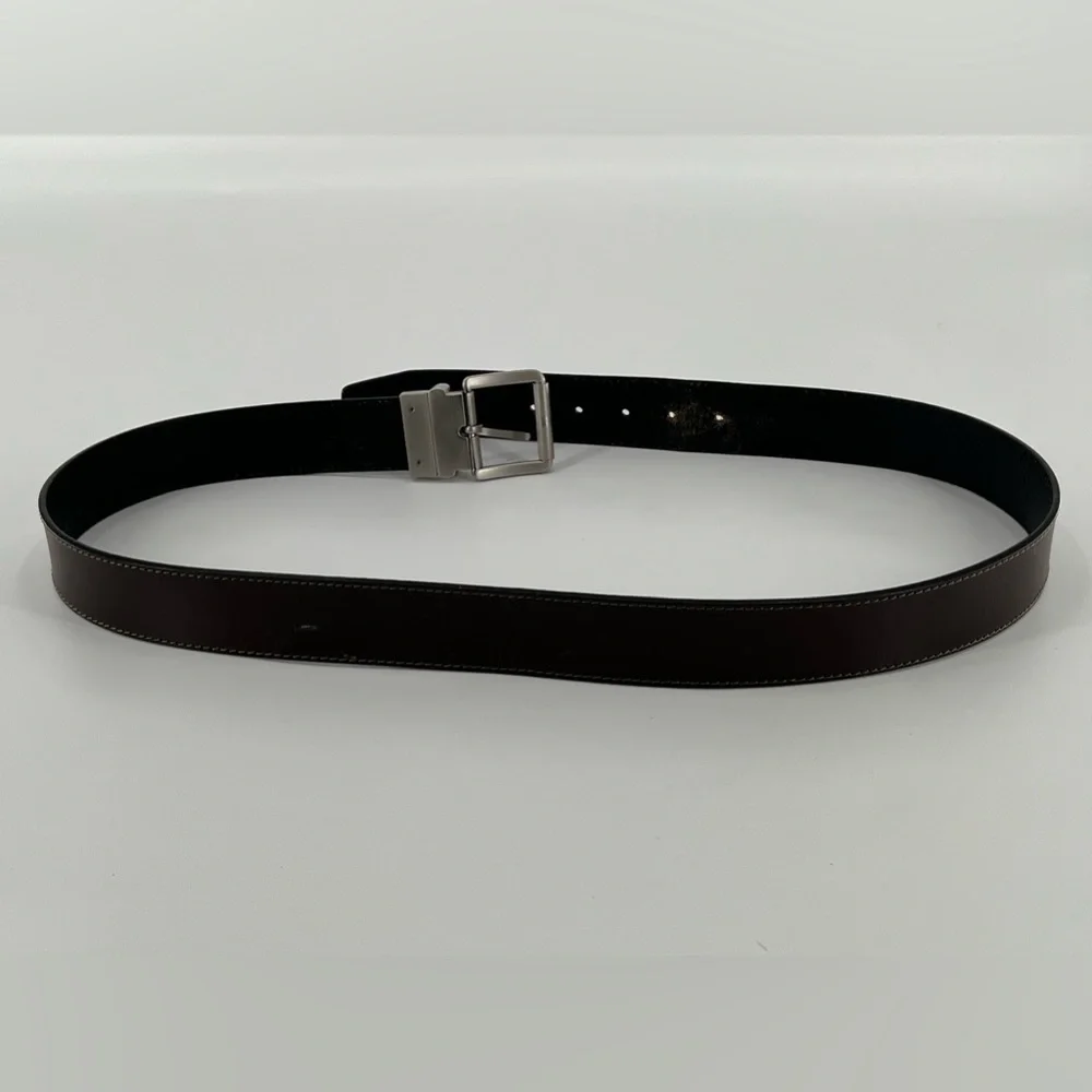 Vintage Timberland Leather Dark Brown Belt 40‎
